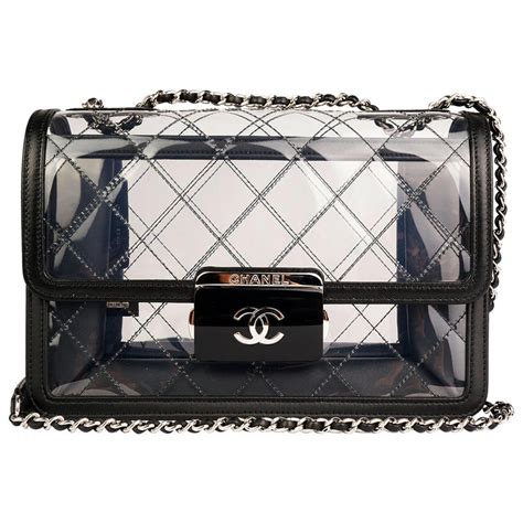 chanel bag image|Chanel transparent bag.